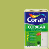 Tinta Coralar Econômica Acrílica Fosco Verde Limão 18L - Coral