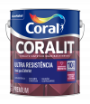 Esmalte Sintético Coralit Ultra Resistência Fosco Cor Branco 0,9l - Coral