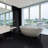 Porcelanato Nero-84 Polido 84x84 A - Delta