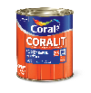 Tinta Esmalte  Coralit Secagem Rápida Brilhante  Cinza Médio 900ML - Coral