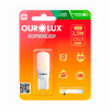Lâmpada Superled G9 2,5W 220V 2700K FOSCA 300° - Ourolux