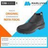 Botina EPI Couro Bico de Aço Safety Flex Nº41 - Marluvas