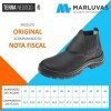 Botina EPI Couro Bico de Aço Safety Flex Nº44 - Marluvas