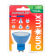 Lâmpada Dicdroica Led 4w Gu10 Azul 05471 - Ourolux