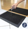 Tapete Sanitizante Preto 38cmx58cm - Kapazi