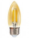 Vintage Led Vela 2w Biv 2400k - Ourolux